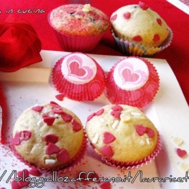 Muffins semplici per San Valentino