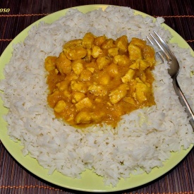 Pollo al curry e riso Basmati - ricetta indiana 