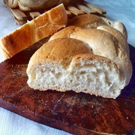 Treccia di pane senza glutine