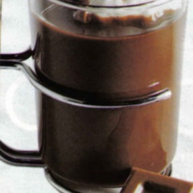  Punch al cioccolato, caffè e rhum. 