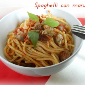 Spaghetti con maruzzelle