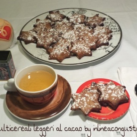 Biscotti multicereali leggeri al cacao