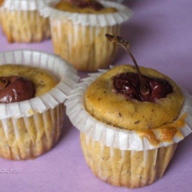 Mini muffin alla ciliegia