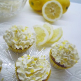 Cupcakes al Limone & Ganache al Limone con Cioccolato Bianco