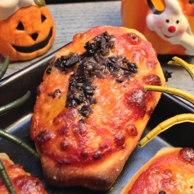 Pizzette bara per Halloween