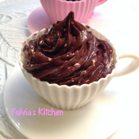 #Cupcakes al #caffè con #ganache di #cioccolato #fondente e #torrone 