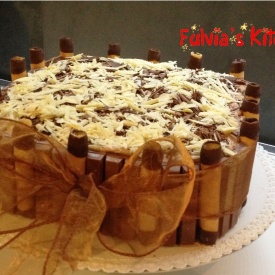#Torta di #compleanno #Nutella e #cioccolati 