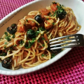 Spaghetti con sugo di pesce spada