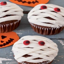  Cupcakes di Halloween al cioccolato