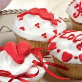  Cupcakes di San Valentino. 