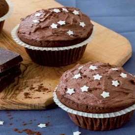 Cupcakes al cioccolato pandistelle