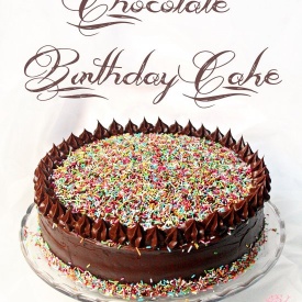 Chocolate Birthday Cake 