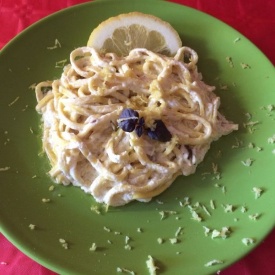 Scialatielli al limone di Amalfi con salsa di limoni