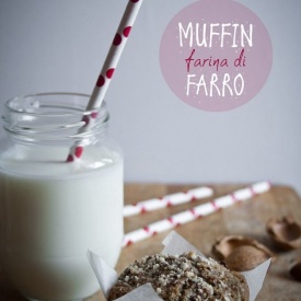 Muffin con farina di farro e semi di lino (senza uova)