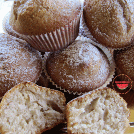 Muffins alle nocciole e nutella