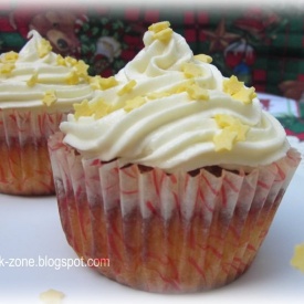 Lemon cupcakes con frosting al cioccolato bianco