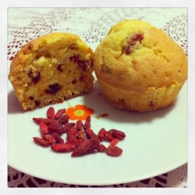 Muffin con bacche di goji