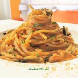 Spaghettata sarda: Cozze di Olbia e Bottarga di Cabras