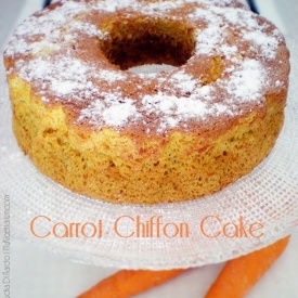 Carrot chiffon cake senza olio