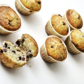 Muffin with berries