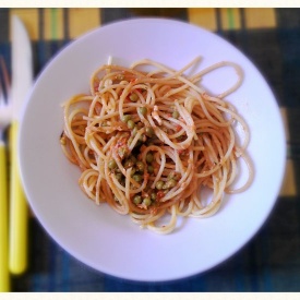 Spaghetti Tonno e Bisi