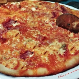 Pizza Pancetta e gorgonzola