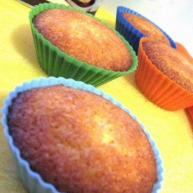 Muffins all'Arancia con Cuore di Cioccolato Fondente
