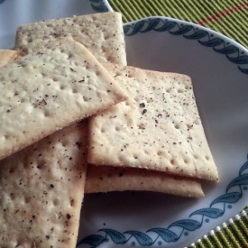 Crackers con pasta madre